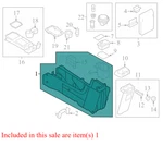 2008-2012 Mercury Mariner Center Console Assembly Used 9L8Z78045A36EA Oem. Price: $279.99.
