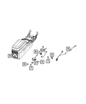 Genuine Mopar Console Wiring 68137550AB New. Price: $54.69.