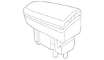Genuine Mercedes-benz Armrest 172-680-06-19-9H15 New. Price: $139.10.