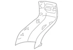 Genuine Gm Rear Panel 25887131 New. Price: $12.40.