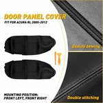 Fits 2005-2012 Acura Rl Front Door Panel Armrest Leather Cover Trim Black Skin New. Price: $17.09.