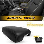 Fit JX35 QX60 Pathfinder 2013-2020 Center Console Lid Armrest Vinyl Cover Black New. Price: $18.99.