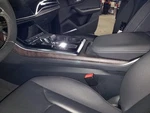 19 20 Q8 Line Front Console Black Leatherette W/wood & Accent Lighting Used. Price: $377.00.