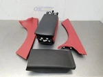2006 Mercedes SL500 230 Type Center Floor Console Trim Red Black Used. Price: $344.25.