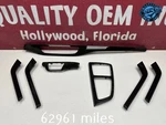 2017-2019 Audi Q7 Dash Console Door Interior Trim Set Of (gray/brown Oak) Oem Used. Price: $249.44.