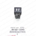 New Genuine Oem Toyota 18-22 Prius RAV4 Sienna Auxiliary Jack 86190-12040. Price: $135.80.
