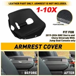Fits Chevy 2019-2024 Silverado Center Console Lid Armrest Pu Leather Cover Black New. Price: $85.49.