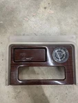 03-06 Cadillac Escalade Center Console Front Bin Woodgrain Trim Dash Bezel Beige Used. Price: $45.00.