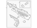 Genuine Ford Side Trim Panel BT4Z-7804608-AD New. Price: $120.59.