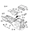 Genuine Mopar Center Console Storage Lid 1FG761J3AB New. Price: $230.72.