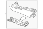 Genuine Mercedes-benz Console Assembly 222-680-29-04-9H15 New. Price: $464.69.