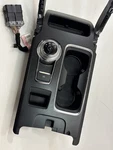 17-20 Ford Fusion Center Console Shifter Bezel With Ambient Light Cup Holder Oem Used. Price: $85.00.