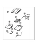 Genuine Mopar Armrest Bezel 7RF60WA6AA New. Price: $1175.85.