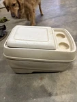 1980-1991 Ford Truck Center Console Tan F150 F250 F350 Bronco Cup Holder Used. Price: $199.99.