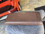 Used Porsche 914 Center Console Arm Rest And Storage Tray German Black Vinyl. Price: $280.00.