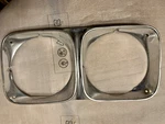 1970 Oldsmobile Cutlass 442 Aluminum Headlamp Bezel Right Rh Gm Used. Price: $20.00.