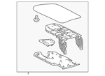 Genuine Toyota Console Armrest (rear) 58920-06110-C5 New. Price: $271.72.