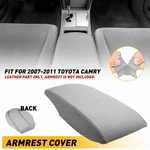 Fits 2007-2011 Toyota Camry Leather Console Lid Armrest Cover Skin Center Gray New. Price: $13.29.