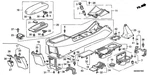 Genuine Honda Accord Shifter Cover Upper Trim Bezel (2001-2002) Oe 54716S82L81ZA New. Price: $56.57.
