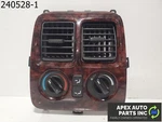 Oem 2001 Acura Mdx 3.5L Rear Heater Climate Temperature Control Switch Used. Price: $39.47.