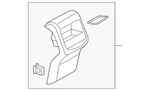 Genuine Volkswagen Rear Trim Panel 561-864-298-B-92W New. Price: $57.58.