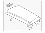 Genuine Bmw Armrest Pad 51-16-5-A1F-340 New. Price: $177.36.