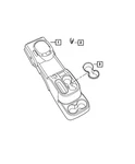 Genuine Mopar Floor Console 1MV281J3AA New. Price: $202.86.