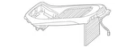 Genuine Mercedes-benz Front Cover 232-680-66-01-9E38 New. Price: $253.80.