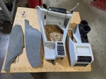 Oem Genuine Bmw E34 Dove Center Console Ashtray With Side Carpet & Cup Holders Used. Price: $275.00.