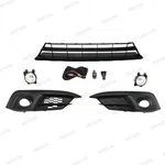 For Civic Sedan 2016-2018 (5PC) Bumper Lower Grille Mesh & Foglights Bezels Kit New. Price: $37.71.