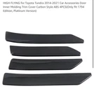 High Flying For Toyota Tundra 15-21 Car Accessories Door Inner Molding Trim Cove New. Price: $50.00.