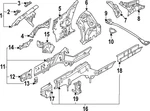 Genuine Nissan Rear Panel 66302-6GP0A New. Price: $213.26.