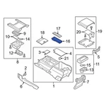 Ford Expedition 2018-2021 HC3Z2513546AA Console Compartment New. Price: $53.33.
