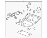 Genuine Gm Roof Console 25977641 New. Price: $92.13.