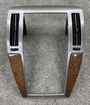 2008-2011 Cadillac Sts Center Dash Radio Navigation Trim Bezel Silver Wood Used. Price: $74.95.