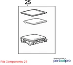 Volkswagen 2012-2015 Passat Console Tray 5618632841QB Used. Price: $100.00.