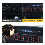 Red Air Condition Switch Cd Button Ring Knobs Trim For Toyota Tacoma 2016-20 Us New. Price: $13.09.