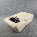04-08 Ford F-150 Jump Seat Center Console Armrest W/ 2 Cup Holder Tan Used. Price: $139.79.