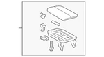 Genuine Toyota Armrest Assembly 58920-0R010-C0 New. Price: $262.19.
