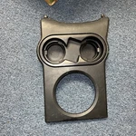 04 - 08 Mitsubishi Endeavor Oem Black Center Console Cup Holder Shifter Bezel Used. Price: $33.00.