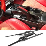 Center Console Gear Shift Panel Cover Trim Ford Mustang 2015+ Carbon Fiber New. Price: $95.99.
