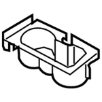 Genuine Ford Holder Cup FP5Z-5413562-AA New. Price: $42.56.