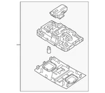 Genuine Volkswagen Front Lamp Assembly 3CN-947-105-A-QAW New. Price: $153.69.