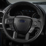 Molded Carbon Fiber Steering Wheel Bezel Trim Cover Fits 15-20 Ford F150 New. Price: $59.99.