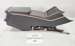 21-23 Oem Tesla Model X Front Center Console Trim Leather Wood Assembly Used. Price: $450.00.