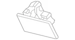 Genuine Ford Glove Box Latch BL3Z-1506072-AE New. Price: $17.72.