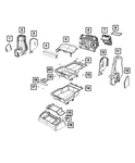 Genuine Mopar Bin Latch 1QA09TX7AA New. Price: $36.15.