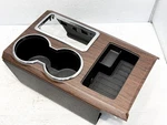 2009 - 2014 Ford F150 Center Console Cup Holder Bezel Trim Panel Insert Wood Oem Used. Price: $89.79.