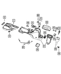 Genuine Mopar Console End Cap 5MD98DX9AA New. Price: $51.12.