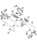 Genuine Mopar Console Armrest 6KM42DX9AB New. Price: $383.51.
